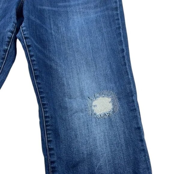 Kut from the Kloth Boyfriend Distressed Jeans Mid Rise Stretch Women’s Size 14 - Picture 5 of 11